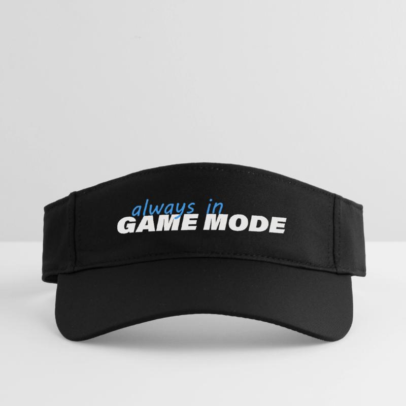 ALWAYS IN GAME MODE Recycled Sun Visor Cap