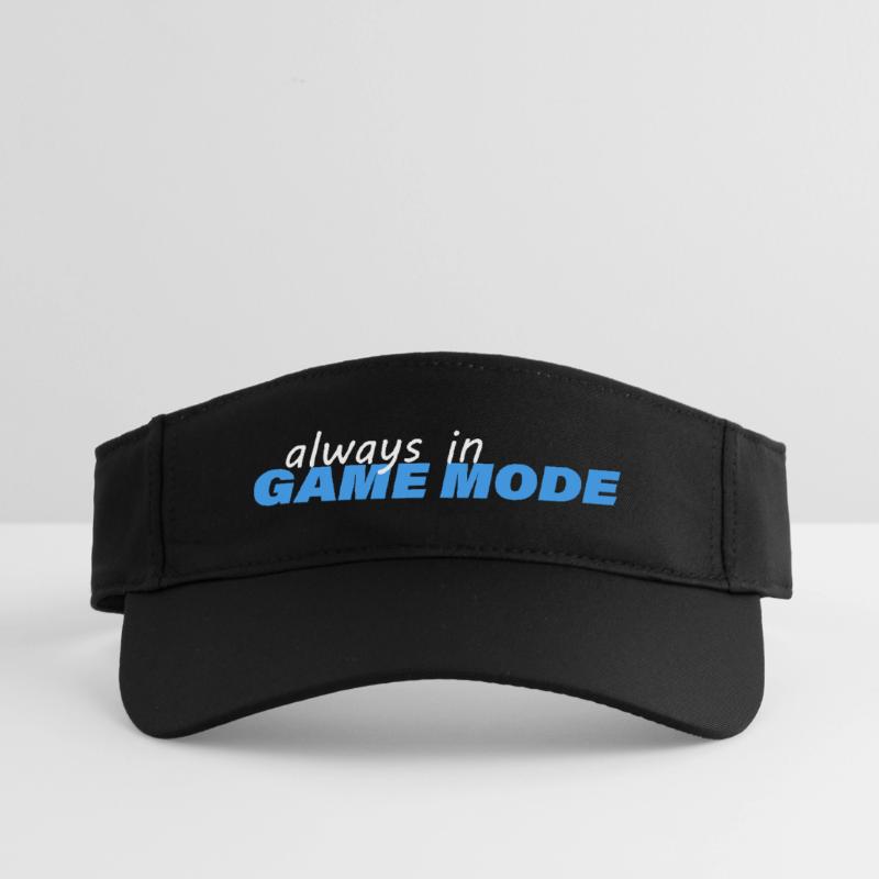ALWAYS IN GAME MODE Recycled Sun Visor Cap
