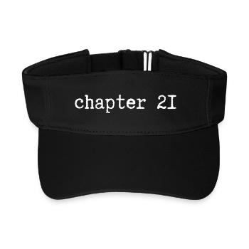 chapter 21 Birthday - Recycled Sun Visor Cap - black - Front