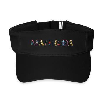 Mathilda - Recycled Sun Visor Cap - black - Front