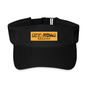 Offroad Rider Off-Road Look - Recycled Sun Visor Cap - black - Front
