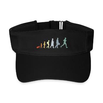 Évolution du coureur - Visière de sport recyclée - noir - Devant
