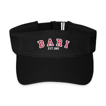 Bari Est 1965 - Recycled Sun Visor Cap - black - Front