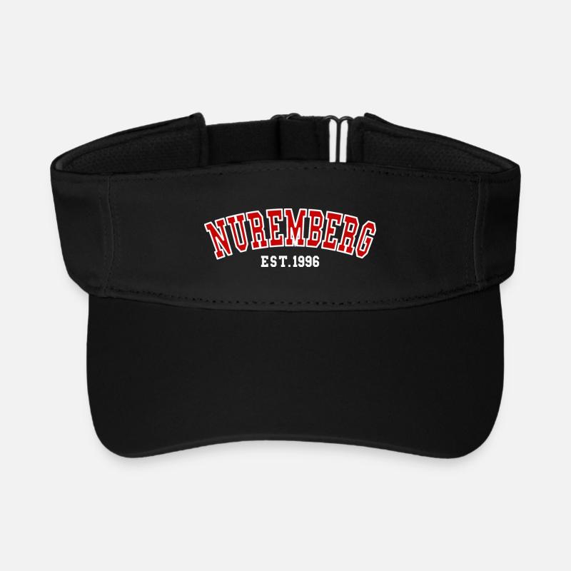 Nürnberg gegründet 1996 - Recyceltes Visor Cap - Schwarz