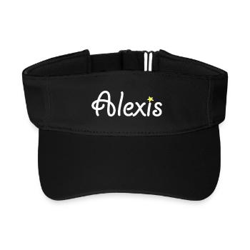 Alexis - Visière de sport recyclée - noir - Devant