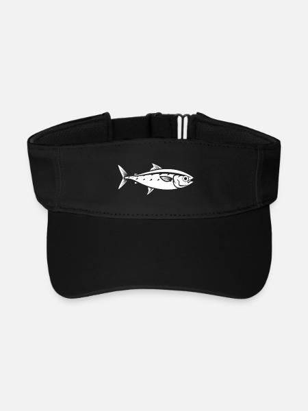 Forelle - Recyceltes Visor Cap - Schwarz