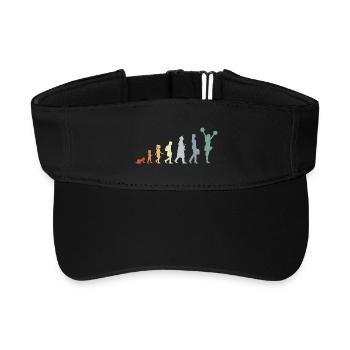 Vintage Cheerleader Evolution - Recycled Sun Visor Cap - black - Front