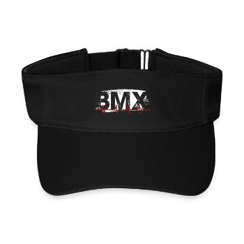BMX Pulse Graffiti - Recyceltes Visor Cap - Schwarz - Vorne