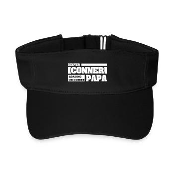 Naissance de Conner - Visière de sport recyclée - noir - Devant