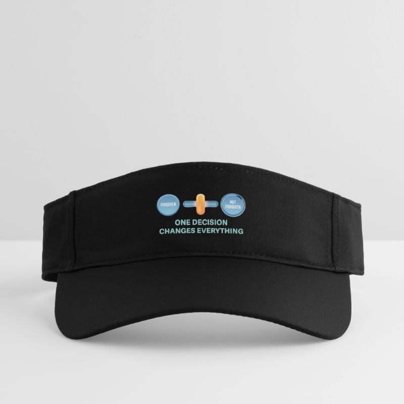 One decision changes everything Recycled Sun Visor Cap