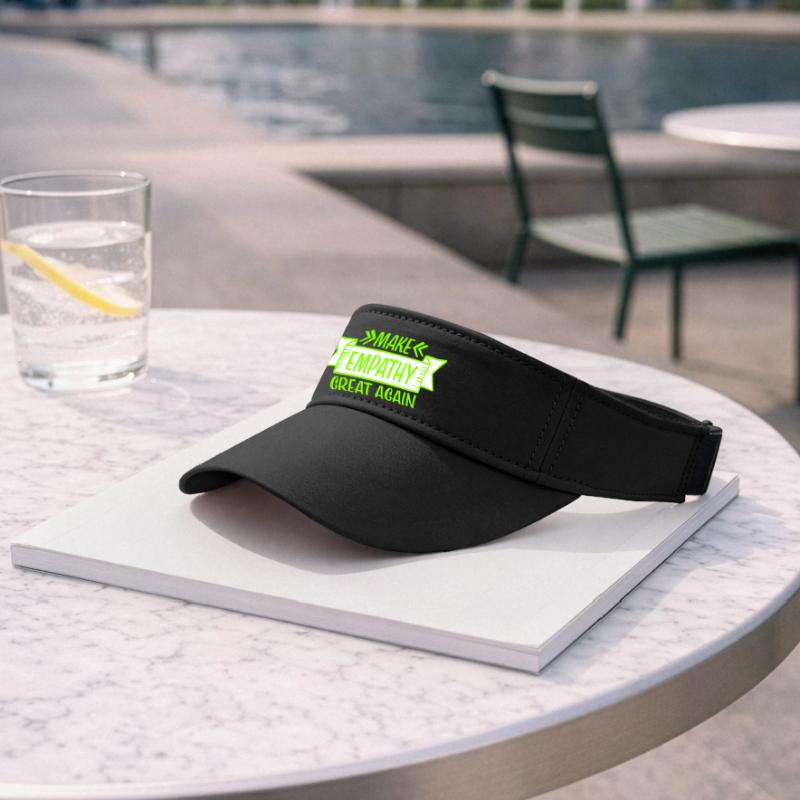 Make Empathy Great Again Politisch Statement Hoffn Recyceltes Visor Cap