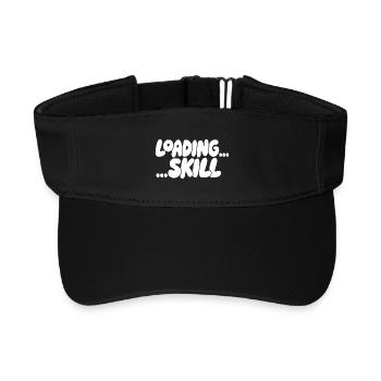 Loading Screen Skill Aesthetics - Recycled Sun Visor Cap - black - Front