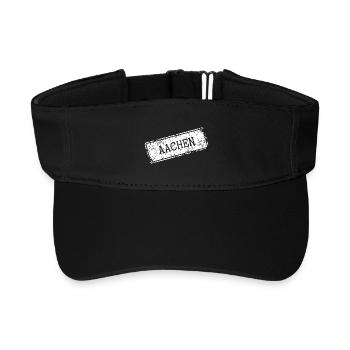 Aachen  - Recyceltes Visor Cap - Schwarz - Vorne