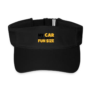 small car - Recyceltes Visor Cap - Schwarz - Vorne