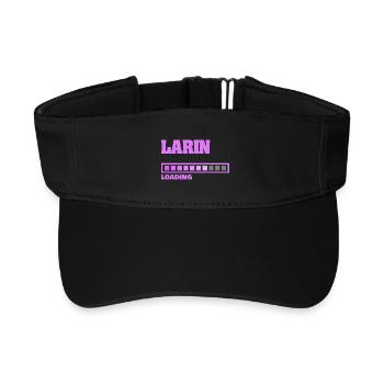 Naissance de Larin - Visière de sport recyclée - noir - Devant