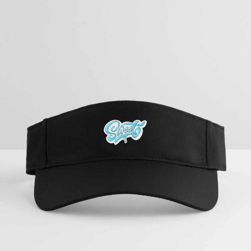 Cold Sweet Script Design Recycled Sun Visor Cap