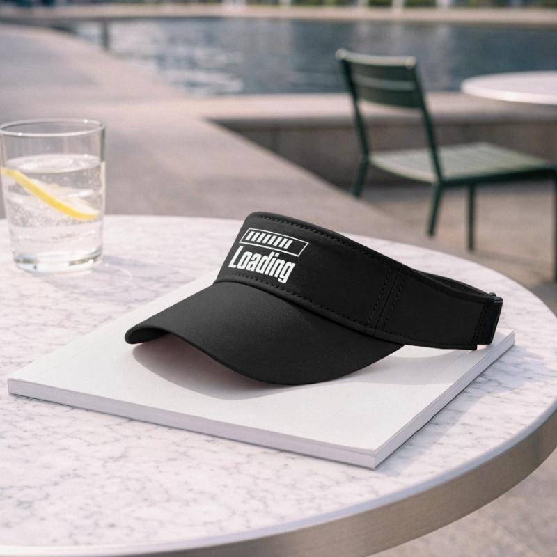 Loading Loading Bar Recycled Sun Visor Cap