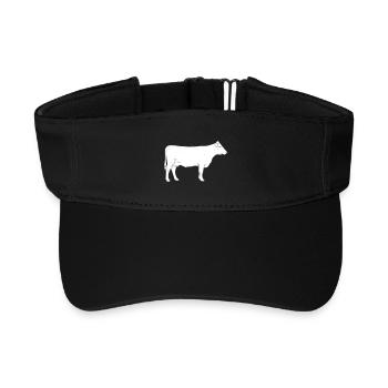 Ferme bovine Vector Élevage - Visière de sport recyclée - noir - Devant