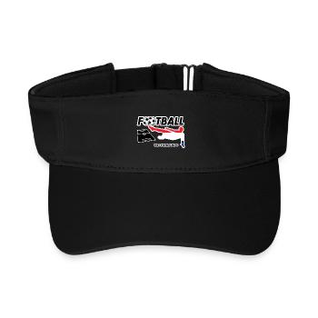 Fußball Fieber Niederlande - Recyceltes Visor Cap - Schwarz - Vorne