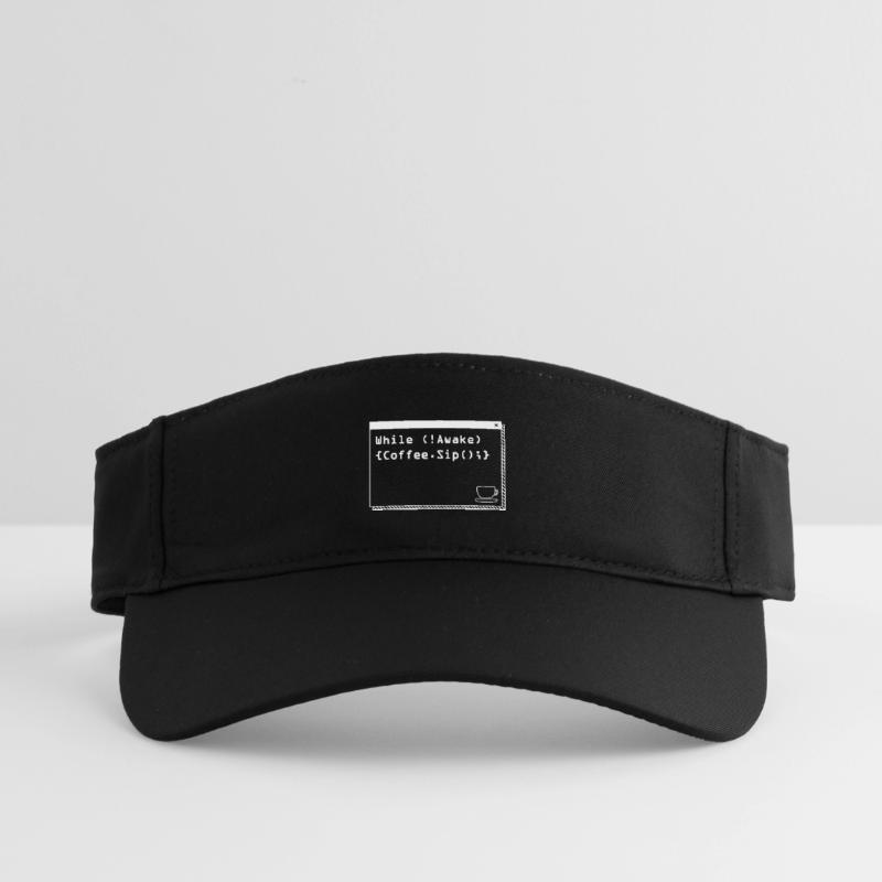 Aus Kaffee Code generieren Programmierer Recyceltes Visor Cap