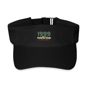 1999 - Recyceltes Visor Cap - Schwarz - Vorne