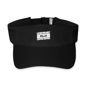 Nom Milia - Visière de sport recyclée - noir - Devant