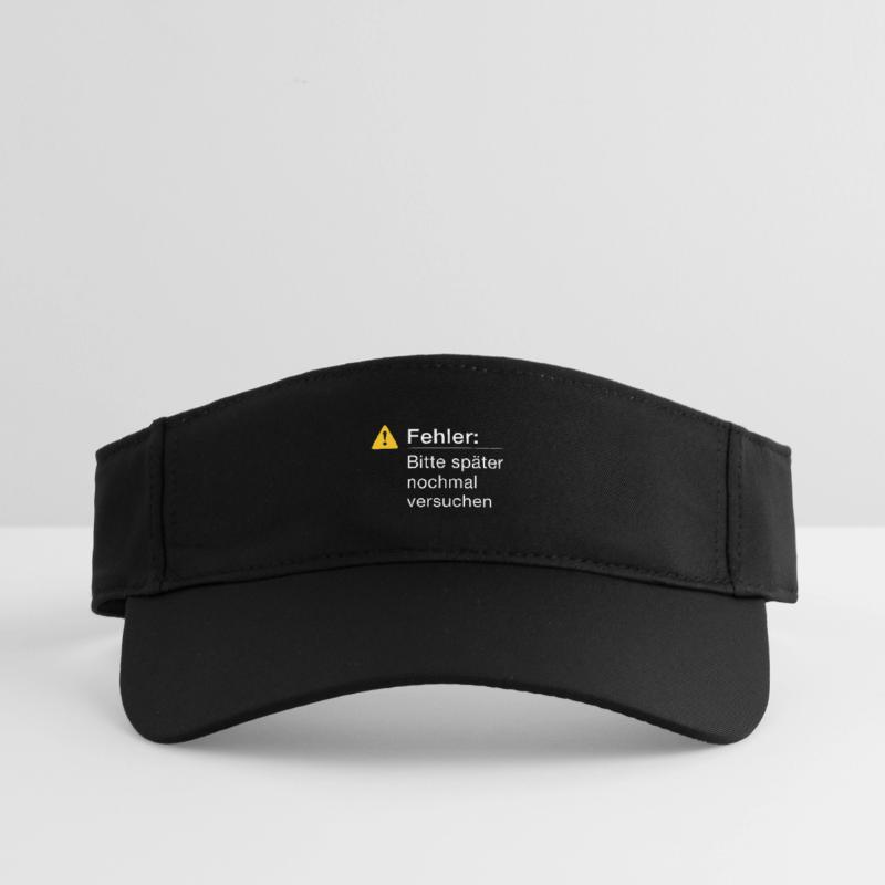 Fehler: Bitte noch einmal versuchen Informatik Recyceltes Visor Cap