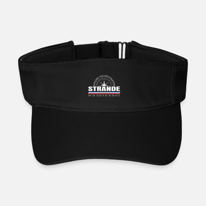 Plages - Visière de sport recyclée - noir