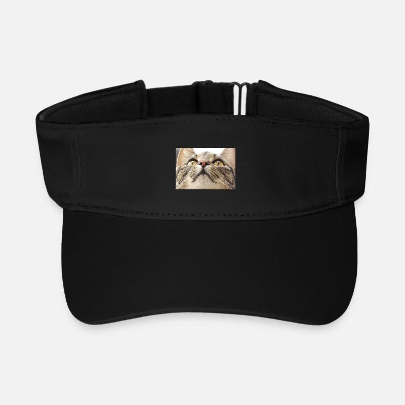 Visage de chat Minka - Visière de sport recyclée - noir