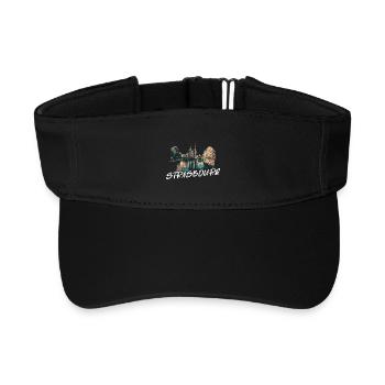 Strasbourg Cathedral – Illustration - Recycled Sun Visor Cap - black - Front