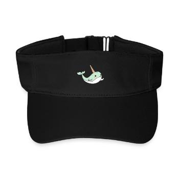 narval - Visière de sport recyclée - noir - Devant