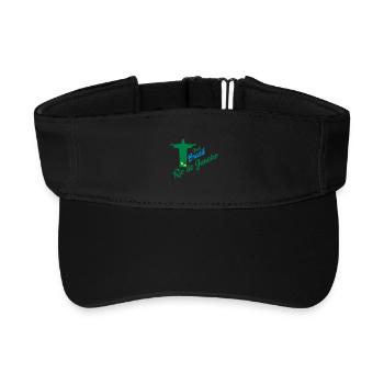 Rio de Janeiro - Visière de sport recyclée - noir - Devant