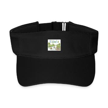 Fuldaufer: Fluss-Abenteuer ! - Recyceltes Visor Cap - Schwarz - Vorne