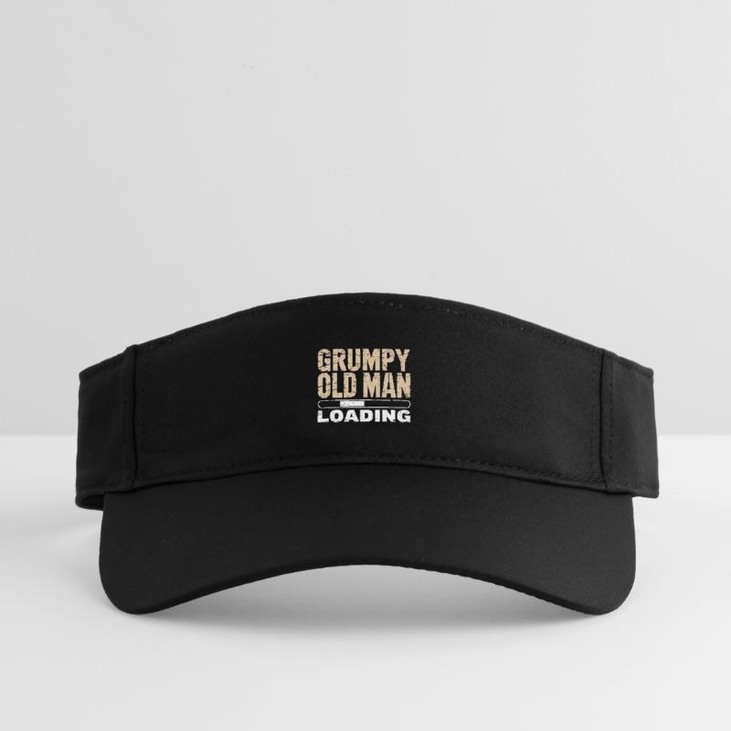 Grumpy Old Man Loading Recycled Sun Visor Cap