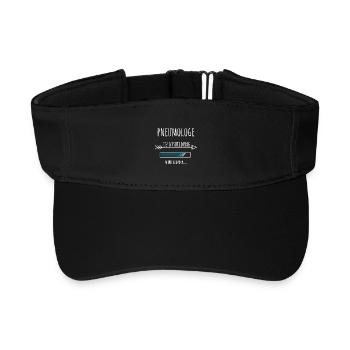 Pneumologe Ausbildung Medizinstudium Arzt Medizin  - Recyceltes Visor Cap - Schwarz - Vorne