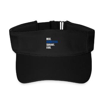 ! Meilleur serviteur hanovrien de tous les temps - Visière de sport recyclée - noir - Devant