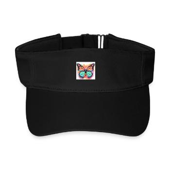 papillon - Visière de sport recyclée - noir - Devant