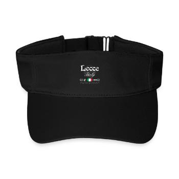 Souvenir de voyage streetwear à Lecce Italie - Visière de sport recyclée - noir - Devant