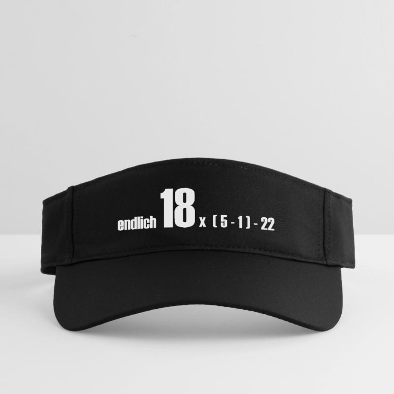 endlich 18 oder doch 50? Recyceltes Visor Cap