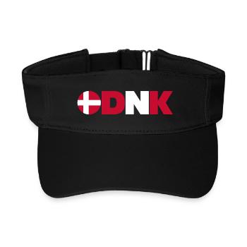 Danemark - Visière de sport recyclée - noir - Devant