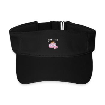 Queen of the RV - Queen of the Camper - Recycled Sun Visor Cap - black - Front