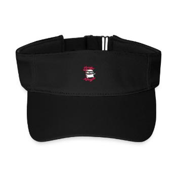 Sushi Essen Japan Geschenk - Recyceltes Visor Cap - Schwarz - Vorne
