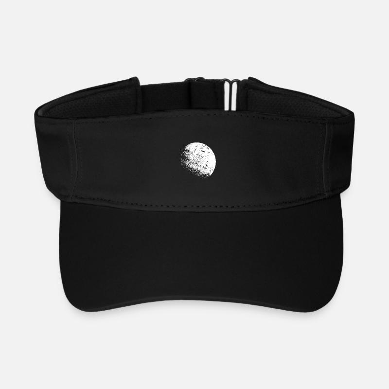 Moon night - Recycled Sun Visor Cap - black