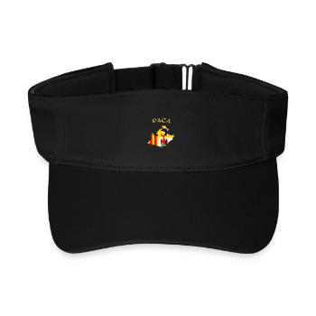 PACA - Recycled Sun Visor Cap - black - Front