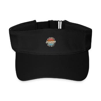 Erzieherin - Recyceltes Visor Cap - Schwarz - Vorne