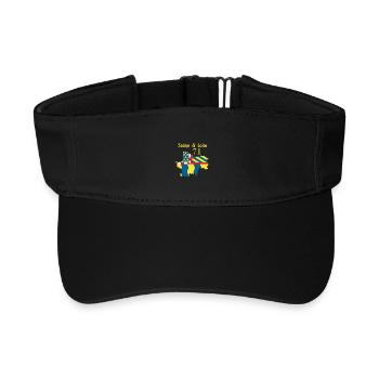 Saône et Loire - Recycled Sun Visor Cap - black - Front