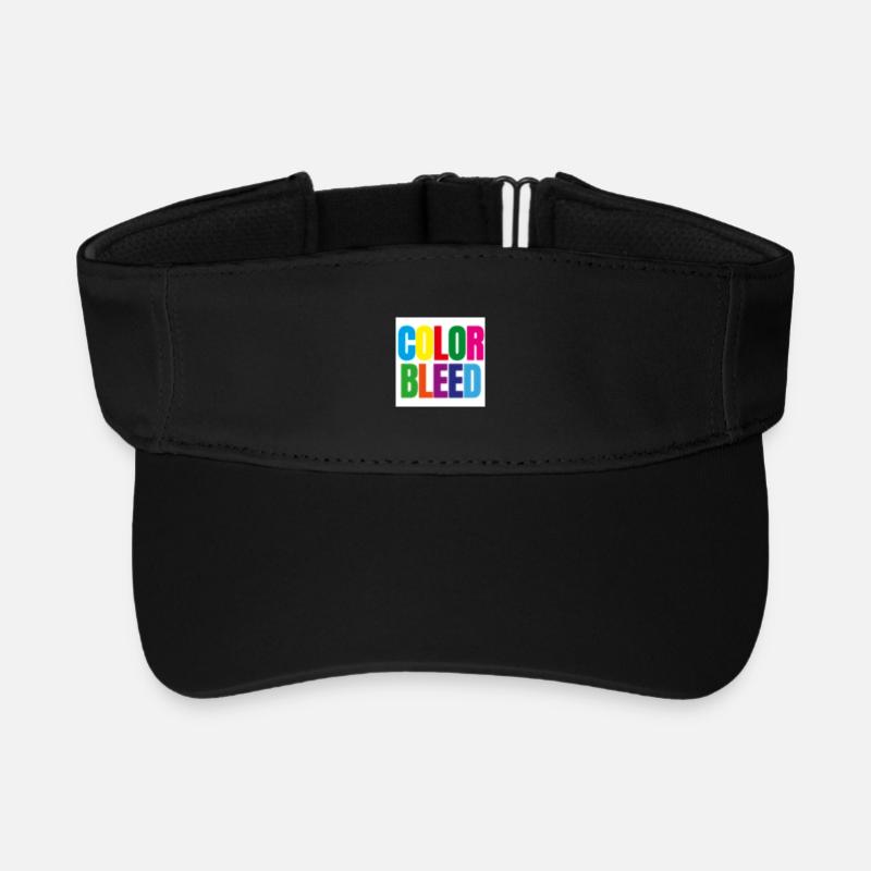 ColorBleed - Recyceltes Visor Cap - Schwarz