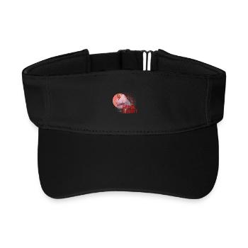 Rebel Rabbit - Recycled Sun Visor Cap - black - Front