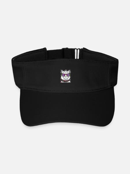 Lama cool - Visière de sport recyclée - noir