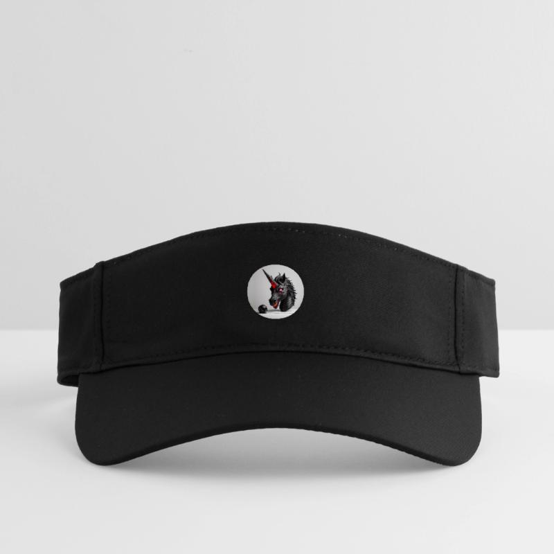 Dämonisches Einhornkopf-Design Recyceltes Visor Cap